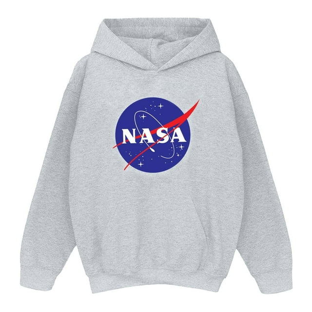 NASA Chandail à Capuchon Classique pour Garçons avec Logo Insigne Usé