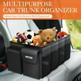 thumbnail image 5 of HOTOR Trunk Organizer for SUV - 2 Compartments & 6 Pockets Trunk Organizer for Car, Car Organizers and Storage, 5 of 7