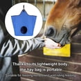 thumbnail image 3 of Soidarity Bolsa de alimentación lenta para animales, tela Oxford, bolsa de gran capacidad para colgar, bolsa de almacenamiento de paja, bolso Cuidado ecuestre y deportes Azul Soidarity OD025172-02, 3 of 6