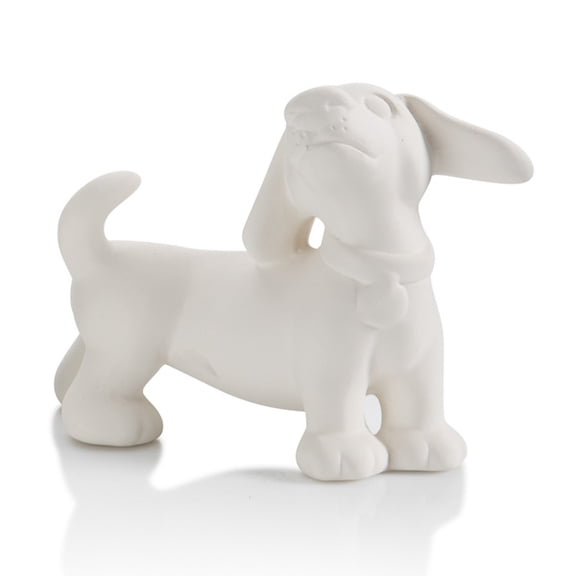 Dachshund Party Animal Paint Your Own Pottery Ceramic Bisque, Ready To Paint, Craft Kit