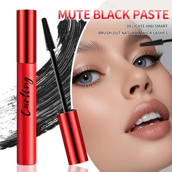5D Curling Waterproof Mascara, Volumizing & Lengthening, Slender Brush for Clump-Free Application, 10ml