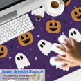 thumbnail image 2 of Long Mouse Pads for Desk,Halloween Ghost Pumpkin Pattern Desk Mats on Top Of Desks, Desk Mouse Pad Extra Large with 3mm Non-Slip Base and Stitched Edge for Gaming,Office,Work,Home 47.3x23.6in, 2 of 5
