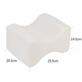 thumbnail image 1 of Una cosa Almohada de espuma viscoelástica para rodillas y piernas, ideal para dolor de espalda baja, rodillas, caderas y articulaciones, ciática para quienes duermen de lado, con Regalos vacaciones, 1 of 8