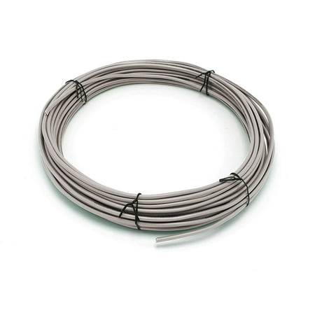 - THE CIMPLE CO - Solid Copper Grounding Wire | Proudly Made in America | Ground Protection Satellite Dish Off-Air TV Signal | UV Jacketed Antenna Electrical Shock # 10 Gauge AWG THHN | Gray/Grey 100 FT
