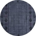 thumbnail image 1 of Ahgly Company Indoor Round Abstract Purple Abstract Area Rugs, 8' Round, 1 of 6