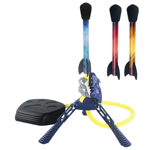 Foot Pedal Air Rocket Launcher Toy With Long Distance Range For Kids Birthday Children's Day Gifts