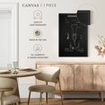 thumbnail image 4 of Elephant Stock Stethoscope Bw Patent Wall Art - Vertical Canvas Wall Art - Hallway Wall Decor - Patent Canvas - Black And White Decor - 20" x 30", 4 of 4