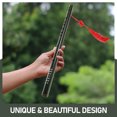 thumbnail image 3 of RUNROTOO Bamboo Dizi Flute Green Bamboo Flute Comfortable Grip Long Flute for Musicians 1Set, 3 of 8