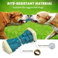 thumbnail image 4 of MASBRILL Interactive Dog Chew Toy-Brightly Colored Dog Enrichment Toy for Aggressive Chewers-Dark Green, 4 of 9