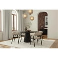 thumbnail image 6 of Alpine Furniture Cove Upholtered Set of 2 Dining Chairs in Vintage Black, 6 of 6