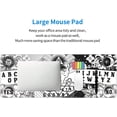 thumbnail image 6 of Ouijaboard Mouse Pad Extended XL Gaming Mice Pad Office Desk Mat with Stitched Edges, Non-Slip Oversized Desk Pad, 31.5 X 11.8 Inch, 6 of 6