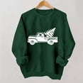thumbnail image 4 of Christmas Graphic Sweatshirts for Women Xmas Car Printed Pullover Long Sleeve Crewneck Tshirts Xmas Holiday Party Winter No Hood Sweaters, 4 of 5