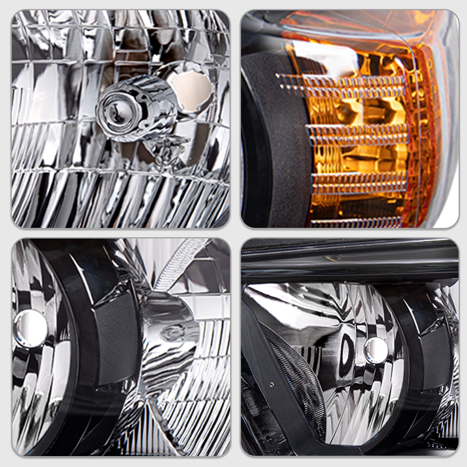 For 2010-2013 Toyota 4Runner Assembly Headlights  LH+RH Set