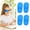 Blue, variant on 4 Pack Soft Fabric Eye Patches for Glasses, Amblyopia Lazy Eye Patch for Kids, Reusable Strabismus Eye Cover, Blue