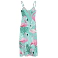 thumbnail image 5 of Flamingo Pattern Fine Art Sleeveless Dress Summer Dress Woman 2025, 5 of 7