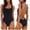 Black, variant on Swimming Women Piece Tennis Swimsuit Featuring Cut Elastic Bodice Low Back Tankini Style Swimwear for Women Piece Bathing Suit White M