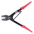 thumbnail image 1 of Ratchet Terminal Crimper, AWG10-4 High Carbon Steel + PVC Terminal Crimping Tools with Ergonomic Design for Connecting Insulated Terminals, 1 of 8