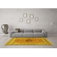 thumbnail image 3 of Ahgly Company Indoor Rectangle Persian Yellow Traditional Area Rugs, 2' x 5', 3 of 4