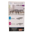 thumbnail image 2 of Base de Cama Mainstays Convertible a Matrimonial o Individual Negro, 2 of 4