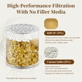 thumbnail image 3 of High-pressure fixed shower head with dual media filter removes chlorine and impurities, 8 spray modes, oil-rubbed bronze color, 3 of 4