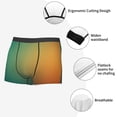thumbnail image 3 of Naloa Orange To Teal Gradient Mens Underwear - Boxers for Men, Mens Boxer Briefs, Classic Briefs for Men-Small, 3 of 5