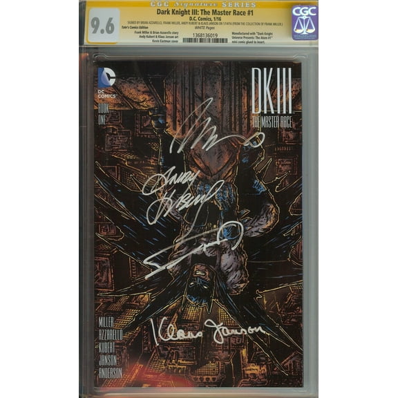 Dark Knight III: The Master Race #1 - CGC 9.6 Comic Book