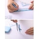 thumbnail image 3 of Juego de compás de dibujo para estudiantes y profesores, kit de geometría matemática que incluye reglas, transportador, sacapuntas y minas de repuesto en un estuche de plástico duradero, 3 of 6