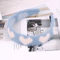 thumbnail image 7 of TUWAFE Valentines Day Headband for Women, Heart Love Hairband for Girls Wide Furry Head Band Elastic Non-Slip Headhoop for Adults, 7 of 7