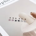 thumbnail image 6 of 18G Little Devil Heart Lip Ring Stainless Steel Cubic Zirconia Labret Jewelry for Monroe Medusa Tragus Nose Conch Helix Hypoallergenic Cartilage Earring Stud Bar Body Jewelry for Women, 6 of 12