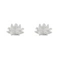 thumbnail image 4 of Wosthever Cristal Flor de loto Minerales Pisapapeles Feng Shui Esfera Cristales Flores Colección Adornos Recuerdos Fiesta Blanco 2Conjunto, 4 of 6