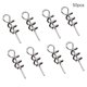 thumbnail image 3 of Greeniant 20/50/100 Uds. Pin de bloqueo de resorte gancho de manivela conector de Pesca 304 giratorios de acero de alto carbono y accesorios de cebo Pescar 50 pcs Greeniant OD000709-02, 3 of 6