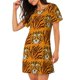 thumbnail image 2 of Disketp Tiger para Camisón Corto de Manga Corta para Mujeres, Camisón Cómodo con Escote Redondo, Bonito y Confortable, 2 of 6