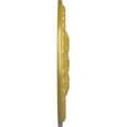 thumbnail image 4 of Ekena Millwork 27 7/8"OD x 3 7/8"ID x 2 1/2"P Tomango Egg & Dart Ceiling Medallion (Fits Canopies up to 6 3/4"), Hand-Painted Rich Gold, 4 of 6