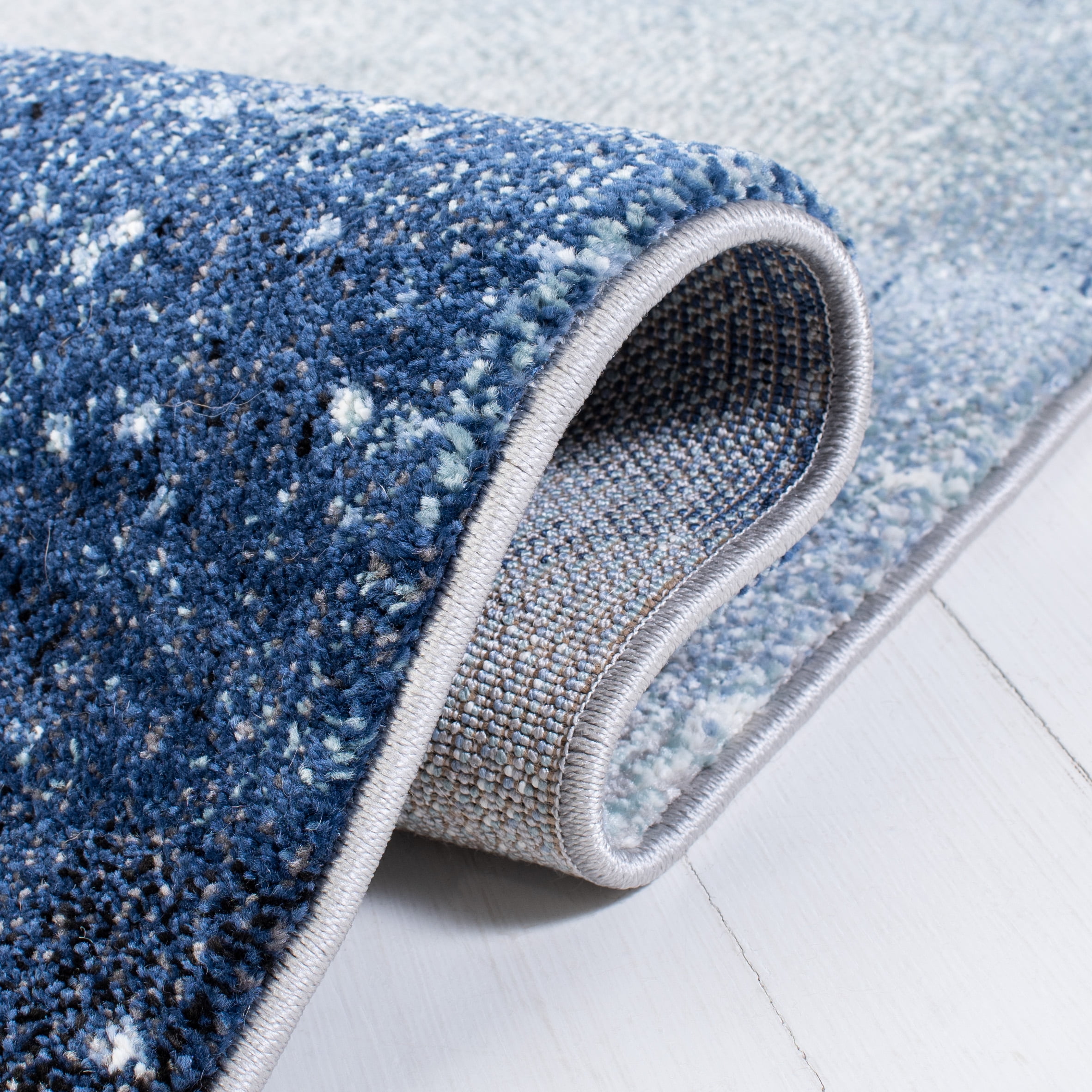 Safavieh Galaxy Kalden Geometric Area Rug, Blue/Ivory, 9' x 12'