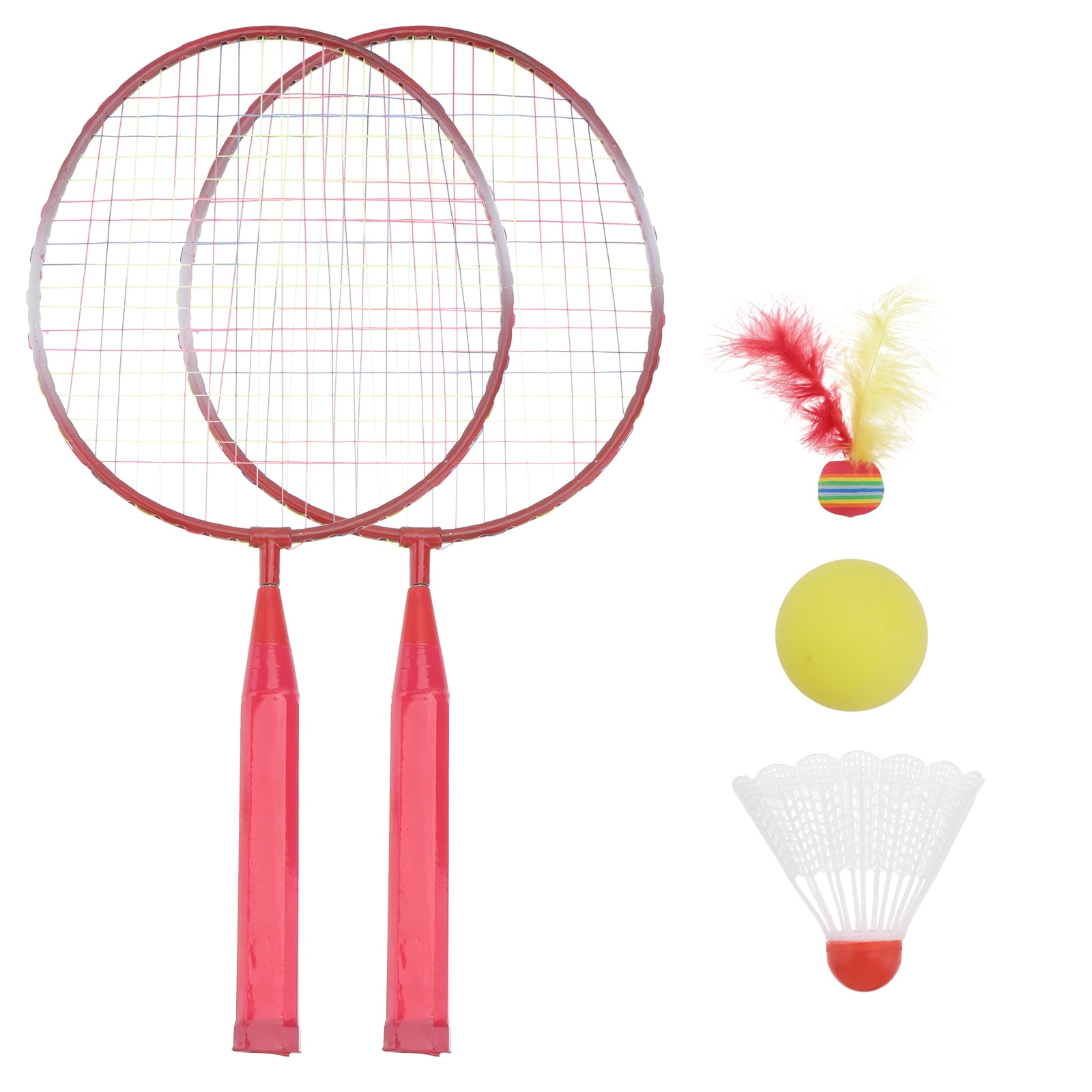 Tennis Badminton Set Garden Family Racket Play Fun Kids Outdoor Game Net Poles 
