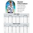 thumbnail image 6 of CARETOO Men's 2 Piece Linen Set Long Sleeve Henley Shirts Pants With Pockets Summer Yoga Outfits Casual Beach Set, 6 of 7