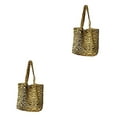 thumbnail image 4 of Youkk Restez Organisé avec Sac Fourre-Tout Spacieux Décontracté pour Femmes Sac Fourre-Tout Classique en Tissu d'Hiver pour Femmes Sacs à Bandoulière en Toile Jaune 2ensemble, 4 of 6