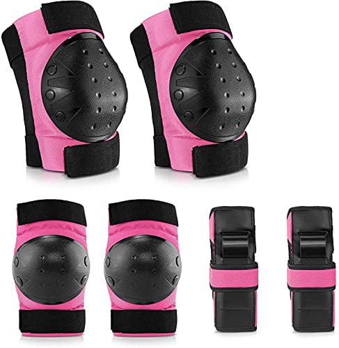 IPSXP Protective Gear Set with Elbow Pads Knee pad Bracelets for Children and A 