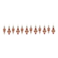 thumbnail image 3 of Melrose Reflector Finial Christmas Drop Ornaments - 6.75" (170mm) - Multi-Color - 12ct, 3 of 3