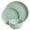 Teal, variant on Gibson Rockaway 12 Piece Stoneware Dinnerware Set, Plates & Bowls, Teal