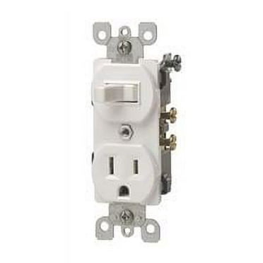 Cable Matters 3 Pack Grounded Outlet with ON Off Switch, Single Outlet ...