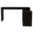 thumbnail image 4 of TUHOME Axis L-Shaped Desk Engineered Wood Desks in  Black, 4 of 6