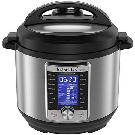 Instant Pot Ultra 6 Qt 10-in-1 Multi- Use Programmable Pressure Cooker, Slow Cooker, Rice Cooker, Yogurt Maker, Cake Maker, Egg Cooker, Sauté, Steamer, Warmer, and