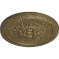 thumbnail image 3 of Ekena Millwork 11 1/2"OD x 1"P Palmetto Ceiling Medallion, Hand-Painted Mississippi Mud Crackle, 3 of 7
