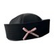 thumbnail image 1 of Sombrero de marinero, elegante accesorio de disfraz para fiestas y representaciones teatrales. Negro, 1 of 8