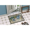 thumbnail image 4 of Carolines Treasures JMK1089MAT Blue Crab Door Mat Indoor Rug or Outdoor Welcome Mat 18x27 Doormat  18H X 27W multicolor, 4 of 4