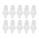 thumbnail image 4 of 10 piezas de conector reductor de púas para manguera conector de unión recto reductor adaptador de bomba de aire de acuario PP para conexión de tubo de silicona 4 modelos ANGGREK Otros, 4 of 8