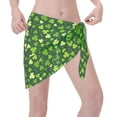 thumbnail image 3 of Disketp Happy St. Patrick'S Day Women Swimsuit Cover Up Short Chiffon Summer Beach Sarong Bikini Wrap Skirt Bathing Suit, 3 of 7