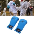 thumbnail image 1 of Guantes de Boxeo para Hombres y Mujeres, Guantes de Kickboxing de Cuero PU para Sparring, Muay Azul Cola  Guantes deportivos de boxeo, 1 of 8
