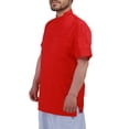 thumbnail image 2 of Men's Chef Coat Short Sleeve Chef Jacket, 2 of 5